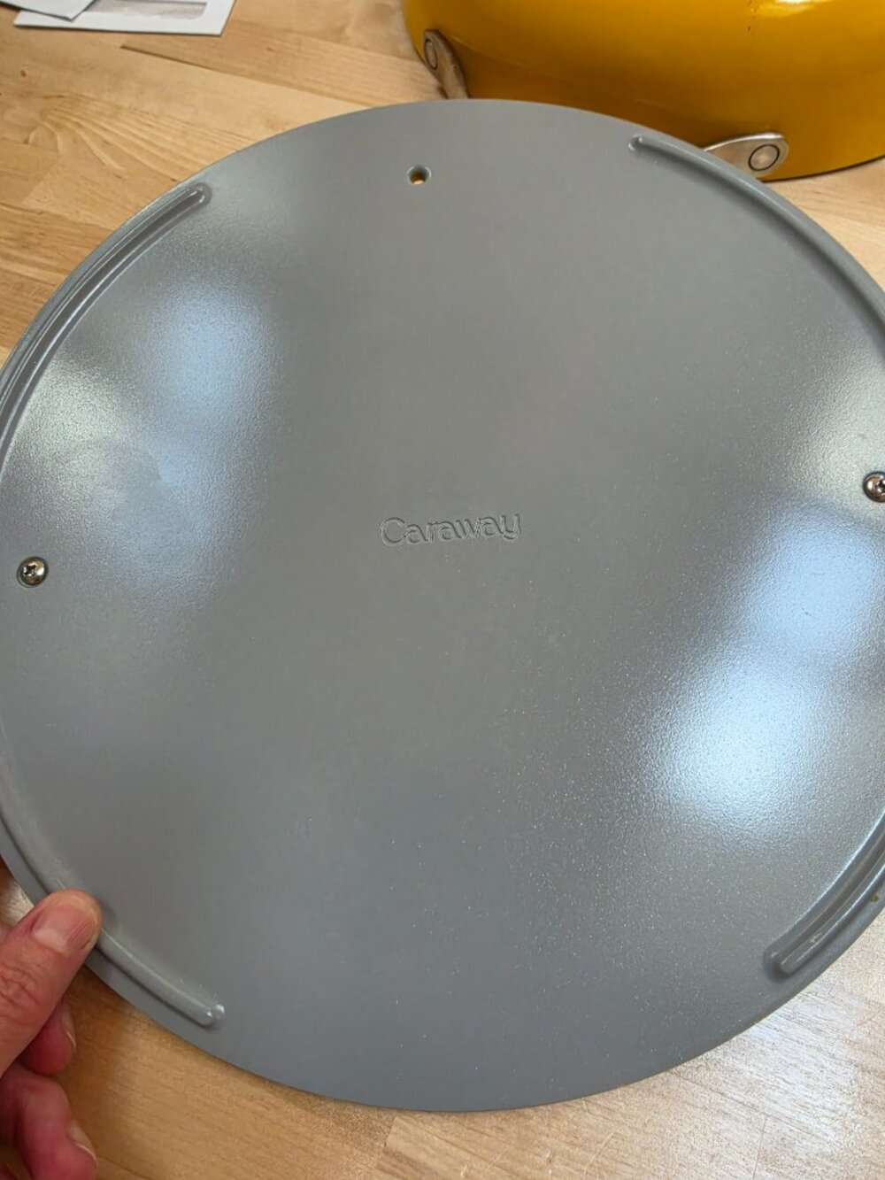 Caraway 12" Ceramic Fry Pan with Lid - EUC - Picture 8 of 12